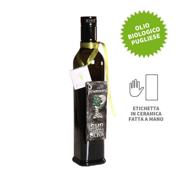 Olio extravergine d'oliva biologico - bottiglia da 500 ml Platinum Label 