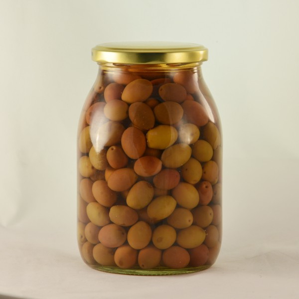 Olive peranzana da tavola, in acqua di mare - vaso da 1062 ml