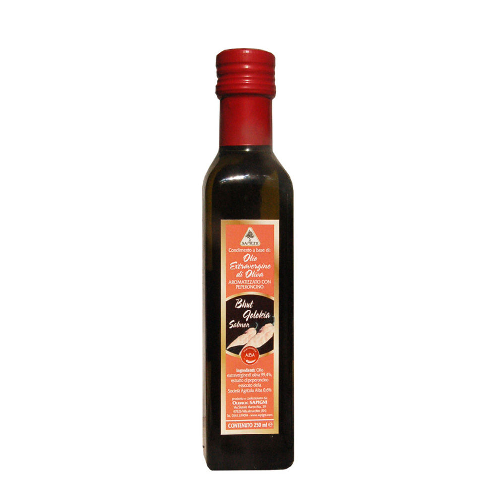 1 bottiglia - Olio EVO con Bhut Jolokia 250 ml