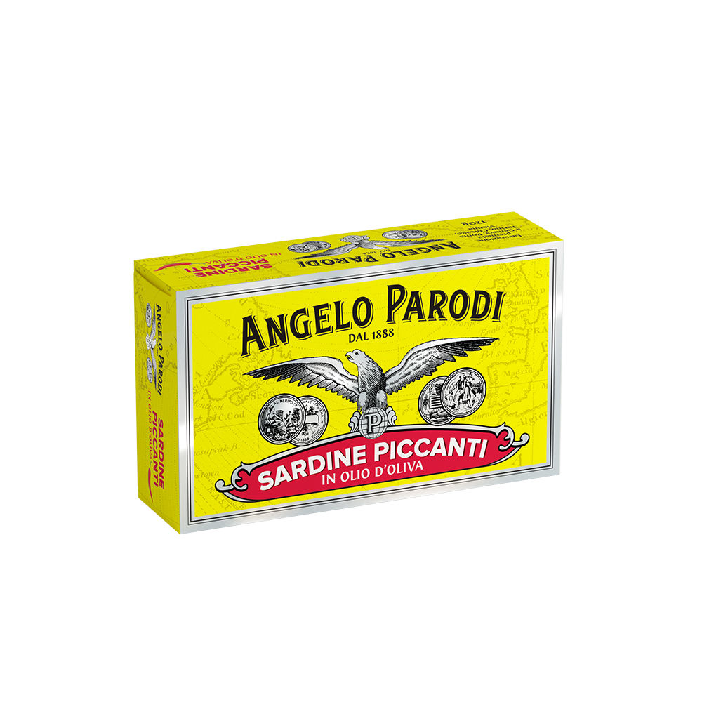 10 scatole - Sardine piccanti 120 gr