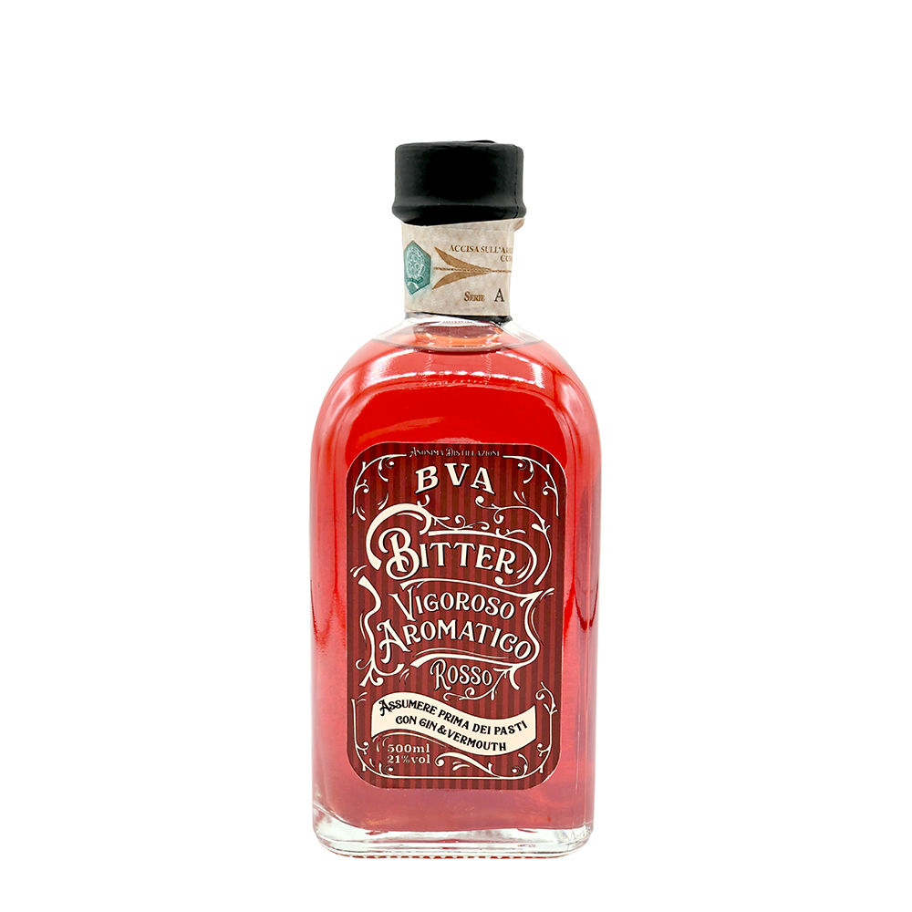 1 bottiglia da 500 ml - Bitter Vigoroso Aromatico ''Rosso''