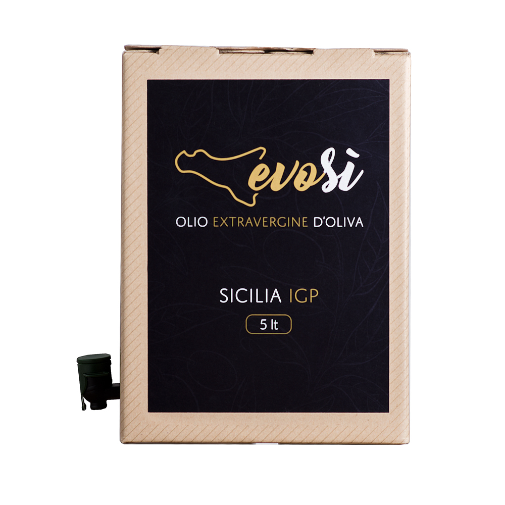 1 Bag box da 5 lt di EvoSi Olio EVO Sicilia IGP Blend