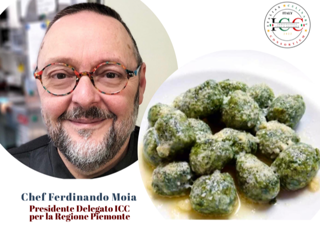 Lo Chef Ferdinando Moia, Presidente Delegato ICC per il Piemonte e i suoi rabatòn